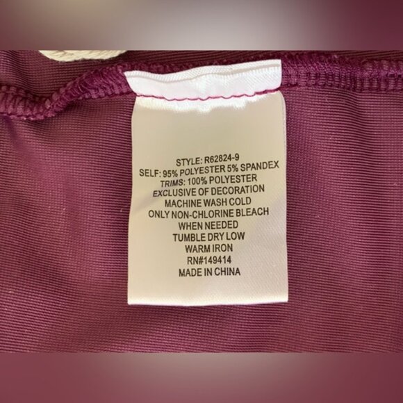 Johnny Was Cassia Tonal Leggings Velvet Plum Women’s Size Large - Picture 7 of 13